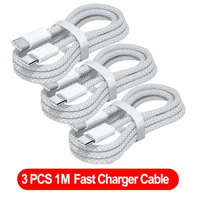 3PCS USB C Cable to USB C 100W