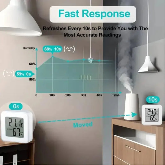 Indoor Mini Temperature and Humidity Meter