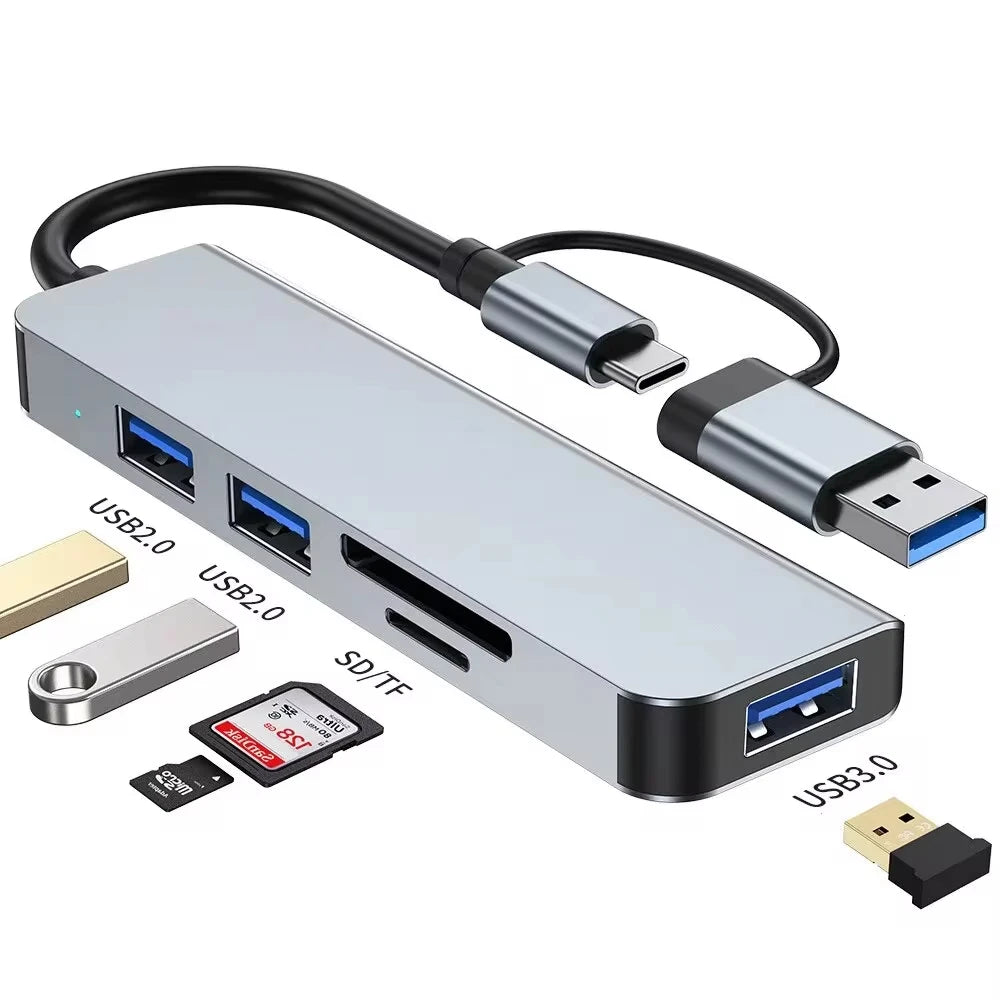 USB C Hub USB Splitter 8 in 1 USB Extender