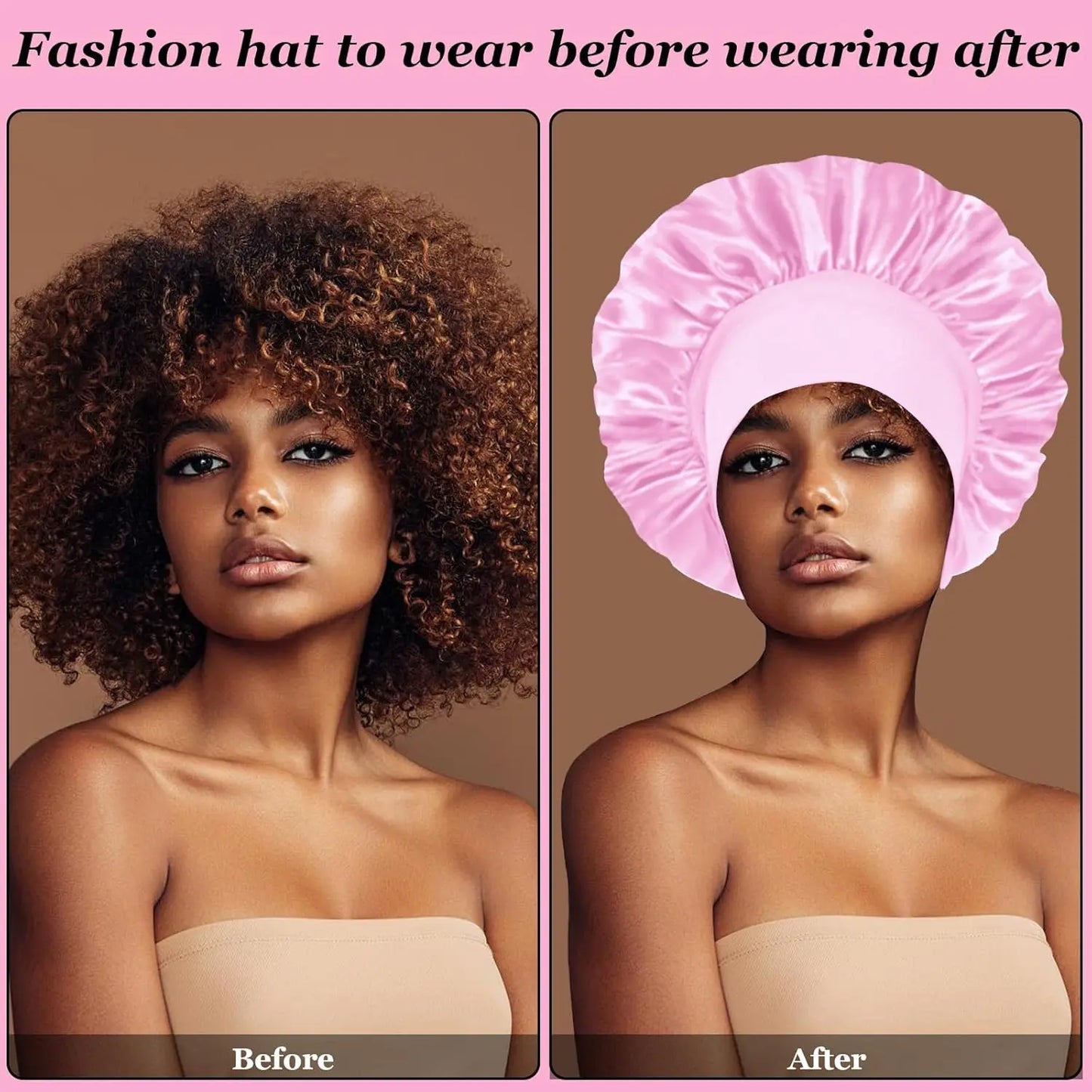 Silk Satin Bonnets for Women & Men