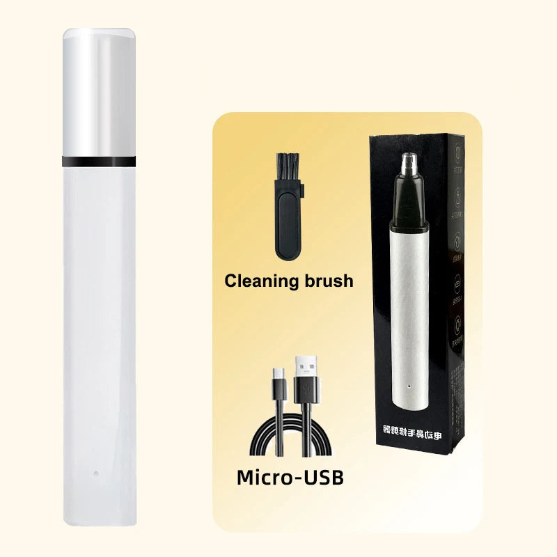 USB charging nose and ear hair trimmer