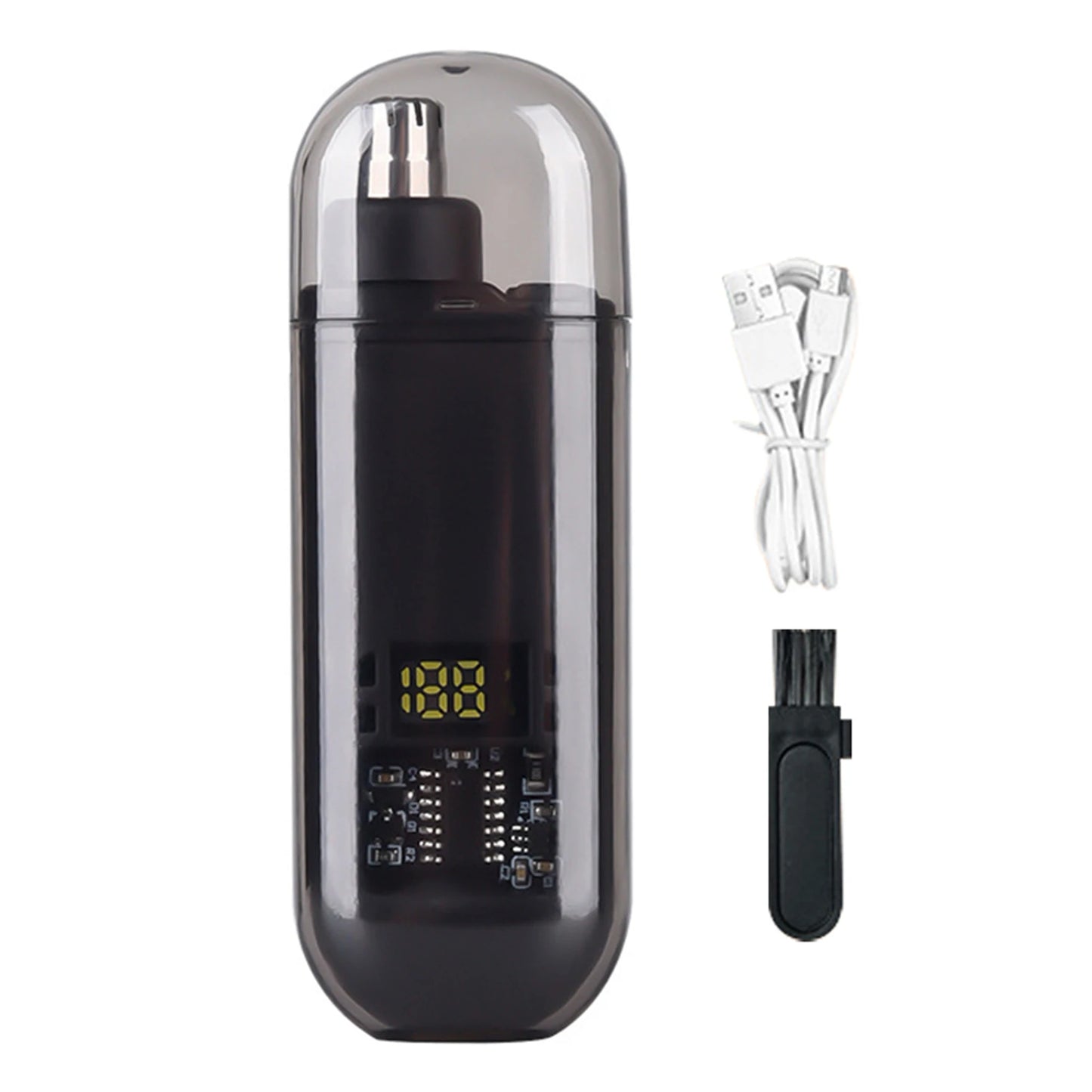 USB charging nose and ear hair trimmer
