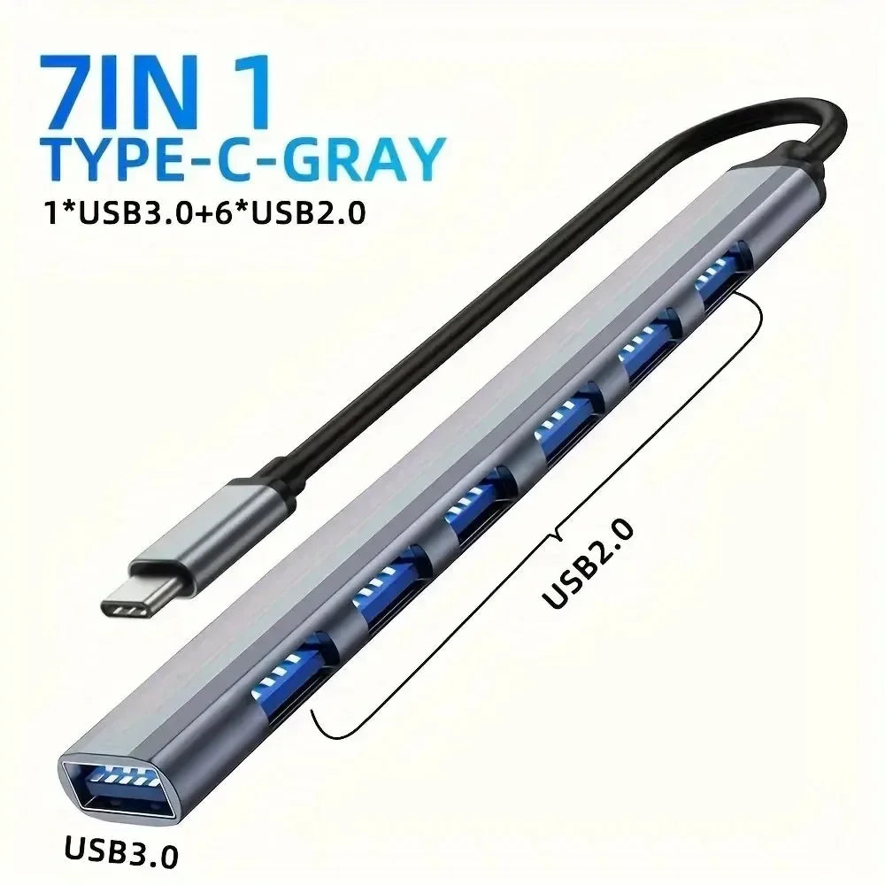 USB C Hub USB Splitter 8 in 1 USB Extender