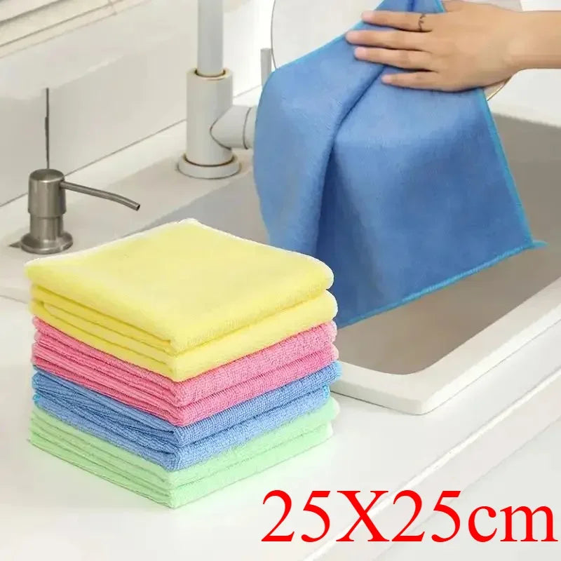 Kitchen towel cleaning set, with highly absorbent, soft and stain-removing fabric