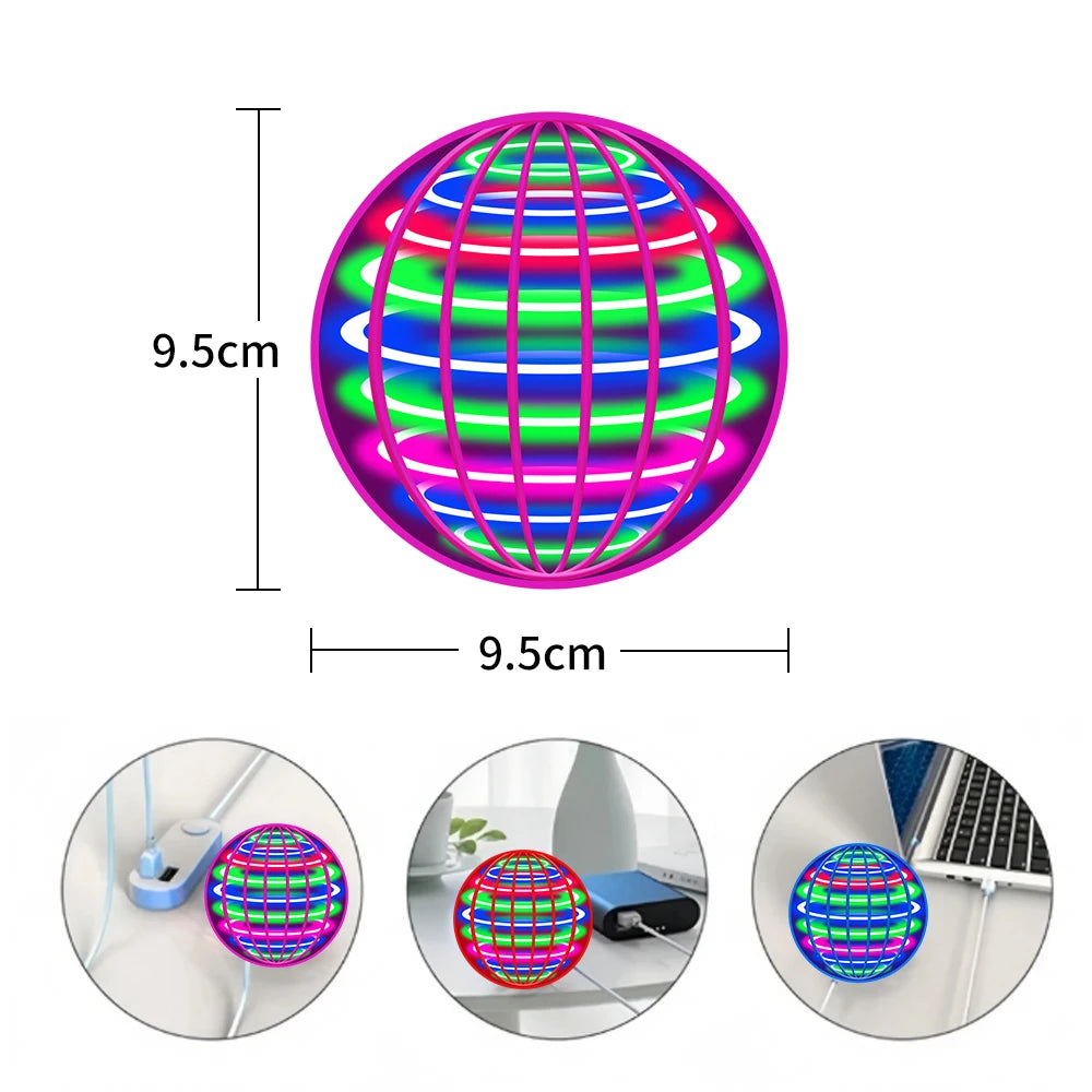 Flying Ball Children's Hand Controlled Color LED