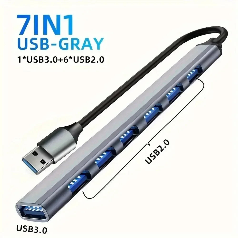 USB C Hub USB Splitter 8 in 1 USB Extender