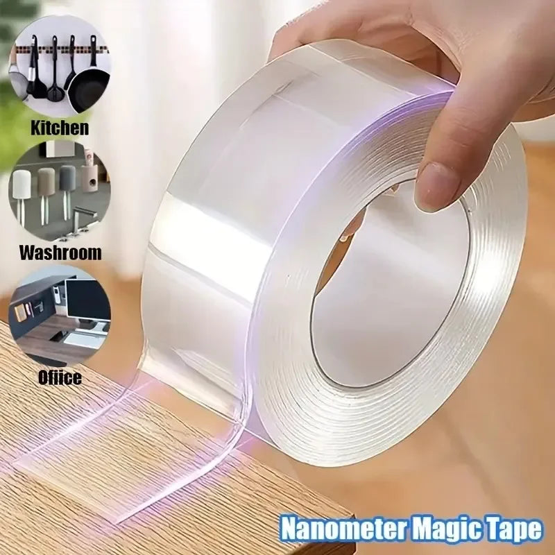 1 Roll Transparent Double Sided Nano Tape