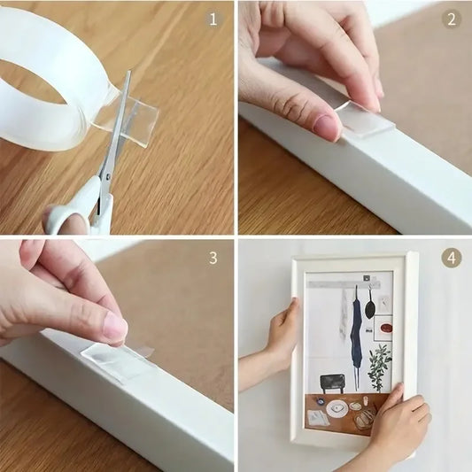 1 Roll Transparent Double Sided Nano Tape